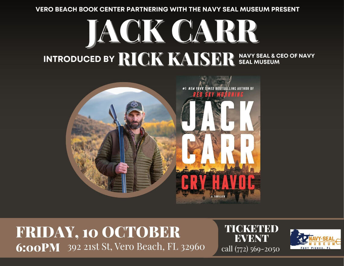 Jack Carr presenting Cry Havoc