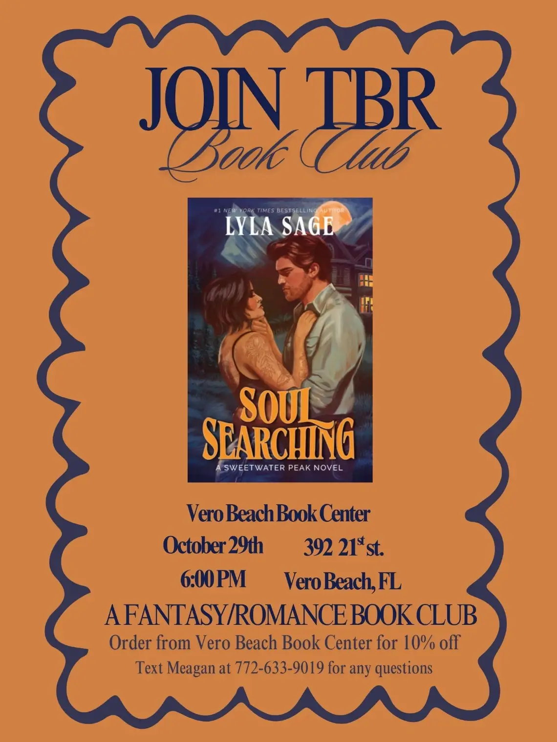 Romance and Fantasy Book Club in Vero Beach Florida